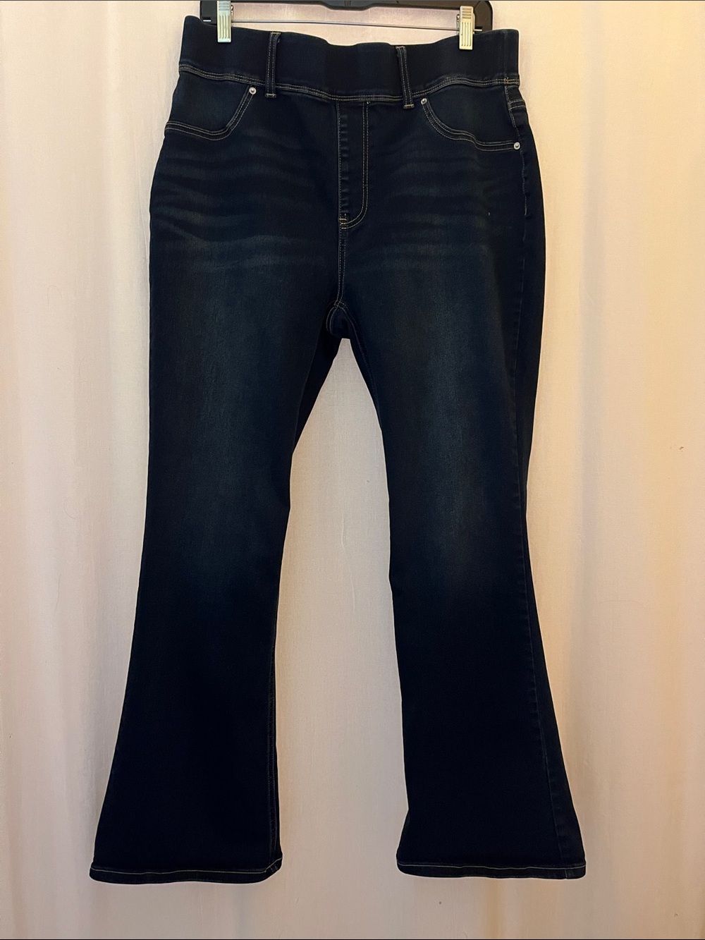 Terra & Sky Women’s 0X (14W) Pull-On Bootcut Jeans